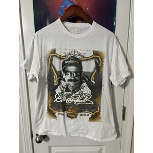vintage inaugural class RIP dale earnhardt nascar size large white 2010 T-shirt